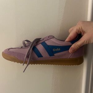 Gola Lavender and Navy Casual Sneakers